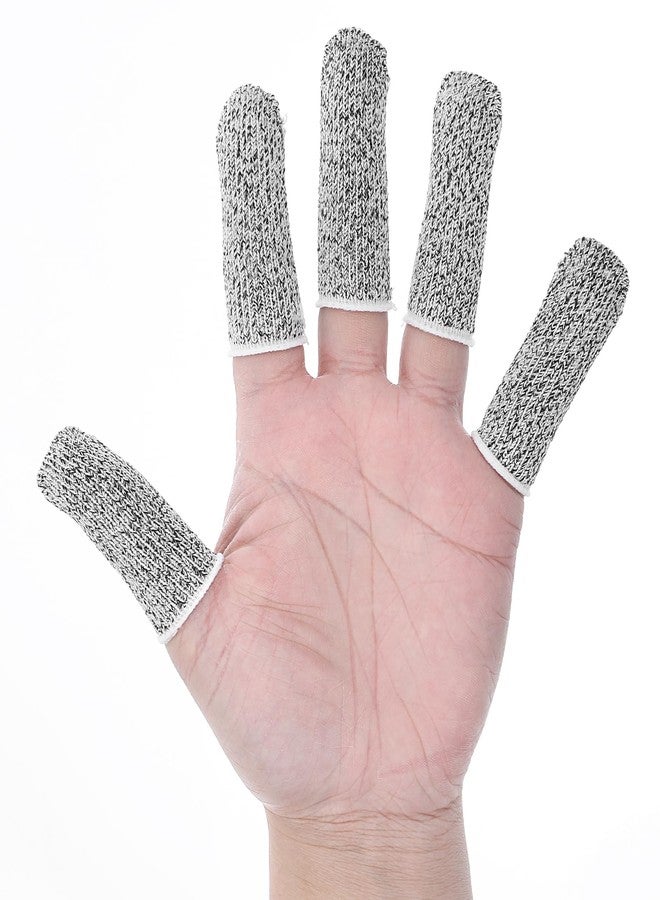 Thrymme 30 Pack Finger Guards for Cutting, Finger Covers for Cuts Anti-Slip Kitchen Work Guards, Level 5 Thumb & Fingertip Protection (Three Colors) - Image 5